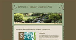 Desktop Screenshot of natureindesignlandscaping.com